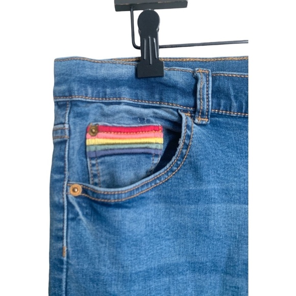 Arizona Jeans Womens Denim Jeans Size 18 1/2 Plus High Rise Girlfriend - Picture 7 of 9